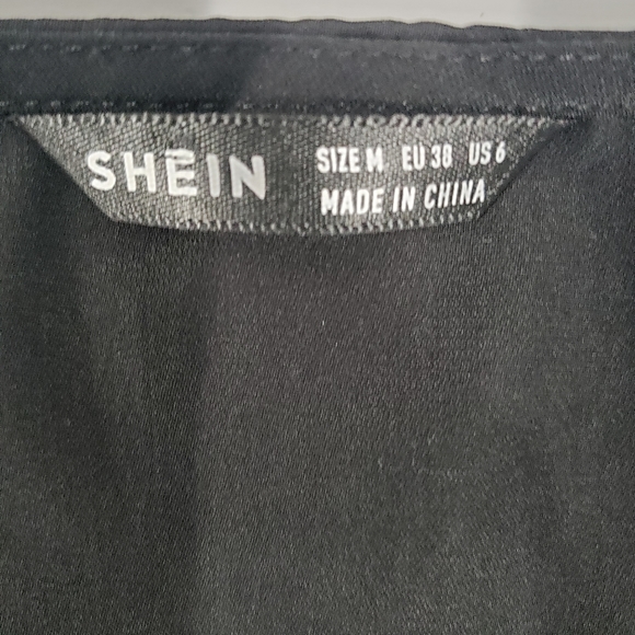 Shein Black Blouse Sz M - Picture 5 of 5